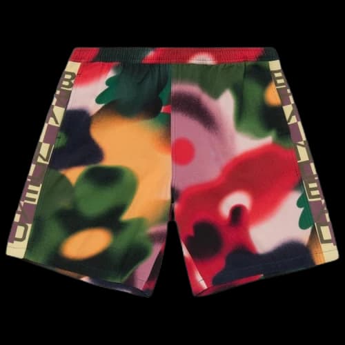 Brain Dead Floral Watercolor Beach Short 'Lemon'