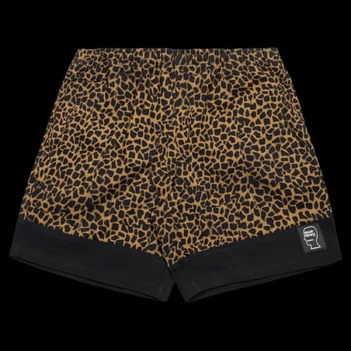 Brain Dead Paneled Leopard Dress Short 'Brown'