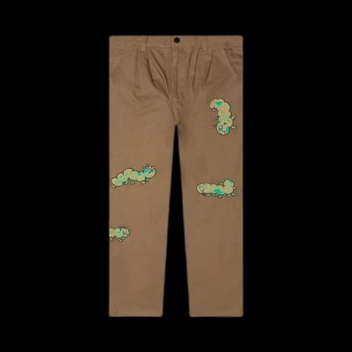 Brain Dead Worms Wide Leg Trouser 'Brown'