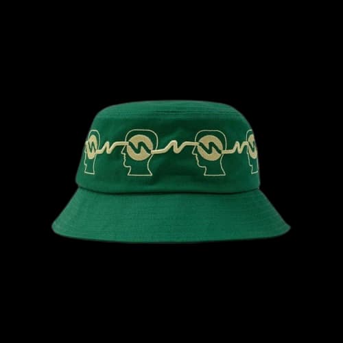 Brain Dead Running Head Bucket Hat 'Green'