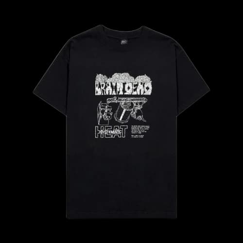 Brain Dead Consciousness T-Shirt 'Washed Black'