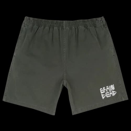 Brain Dead Pigment Core Short 'Washed Black'