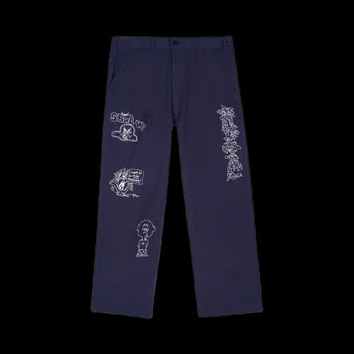 Brain Dead Leomi Resort Pant 'Navy'