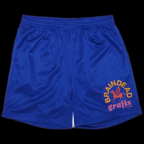 Brain Dead Grafix Team Short 'Navy'