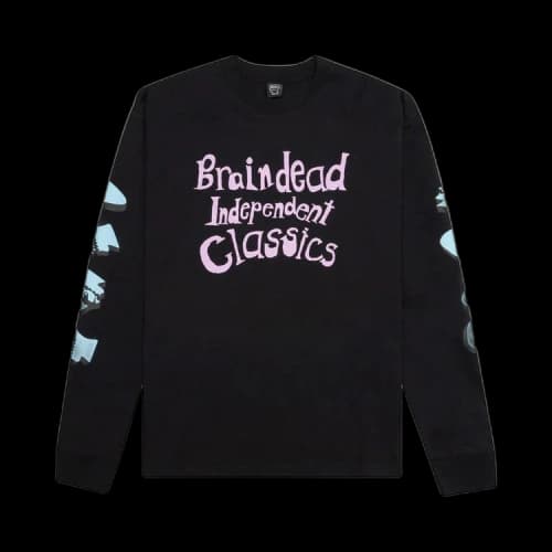 Brain Dead Volume Obscure Long-Sleeve Tee 'Black'