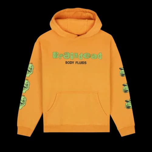 Brain Dead Toad Licker Hooded Sweatshirt 'Light Brown'