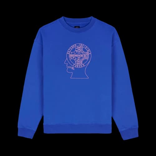 Brain Dead Invisible Forces Crewneck Sweatshirt 'Blue'