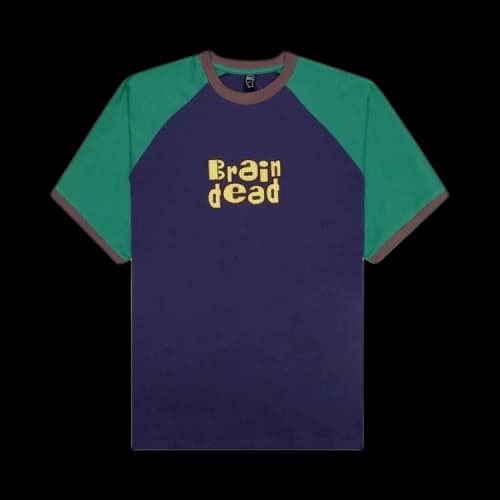 Brain Dead Field Raglan Tee 'Navy'
