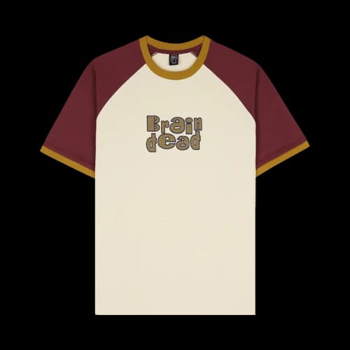 Brain Dead Field Raglan Tee 'Cream'
