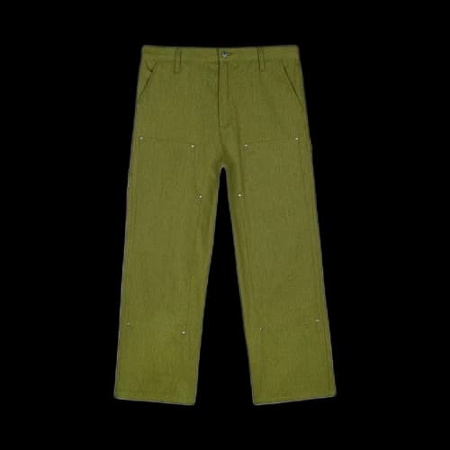 Brain Dead Bull Denim Double Knee Utility Pant 'Olive'