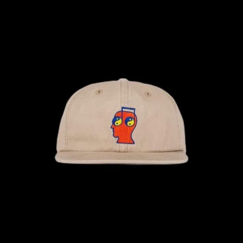 Brain Dead Brain Notes 6 Panel Hat 'Khaki'