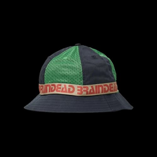 Brain Dead Vision Mesh Paneled Bucket Hat 'Navy/Multicolor'