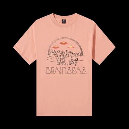 Brain Dead Pastoral Encounters T-Shirt 'Dusty Rose'