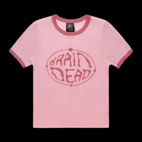 Brain Dead Worldwide Threadbare Knit Top 'Pink'
