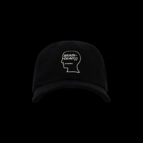 Brain Dead Batwing Logohead Hat 'Black'