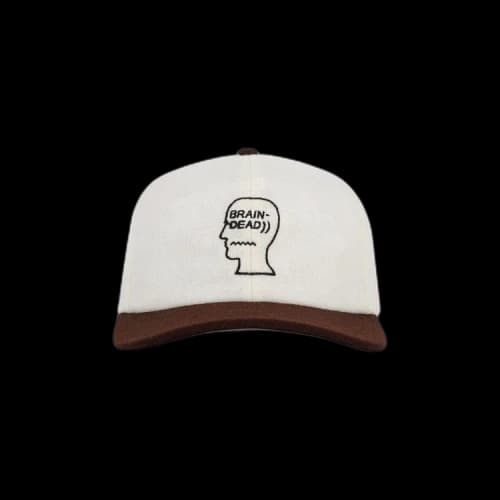 Brain Dead Flannel Spring Training Hat 'Cream'