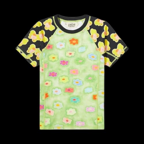 Brain Dead Klug Rash Guard 'Green/Multicolor'