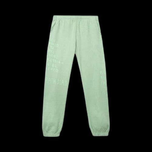 Brain Dead Tonal Type Print Sweatpants 'Putty'