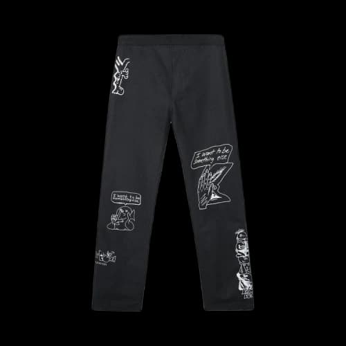 Brain Dead Hard/Software Velcro Printed Carpenter Pant 'Black'