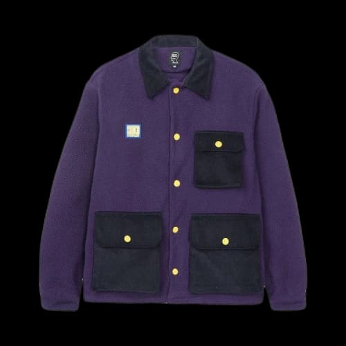 Brain Dead Sherpa Chore Coat 'Purple/Navy'