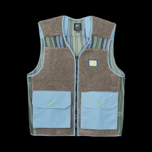 Brain Dead Sherpa Tactical Vest 'Brown/Skyblue'