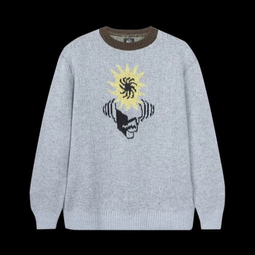 Brain Dead Mondo Knit Crewneck Sweater 'Teal'