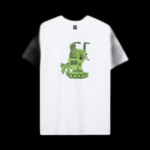 Brain Dead Media Works T-Shirt 'White'