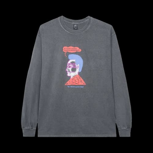Brain Dead Head Party Long-Sleeve 'Washed Black'