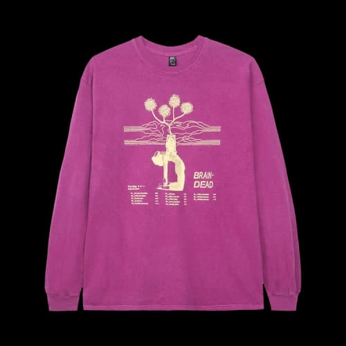 Brain Dead Mind Keep Long-Sleeve 'Maroon'