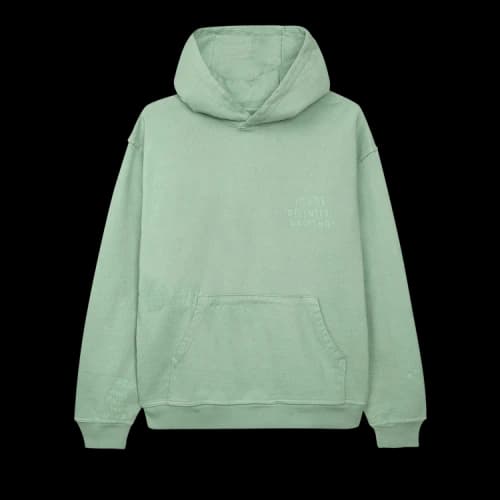 Brain Dead Tonal Type Print Hooded Sweatshirt Hoodie 'Putty'