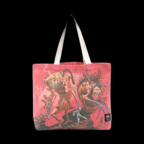 Brain Dead x Magic: The Gathering Twins Nylon Tote 'Coral'