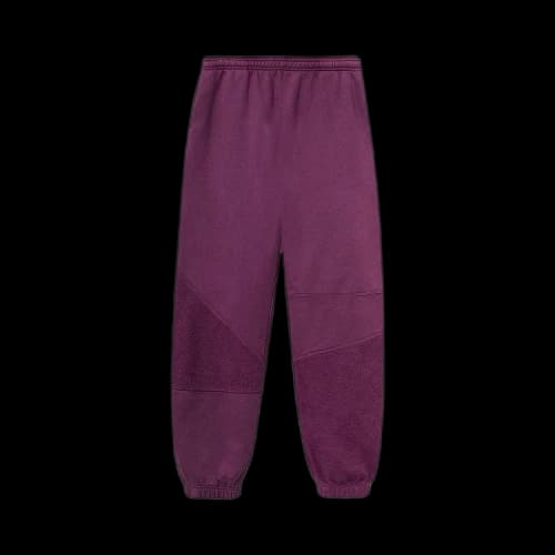 Brain Dead Logo Head Asymmetrical Paneled Sweatpant 'Burgundy'