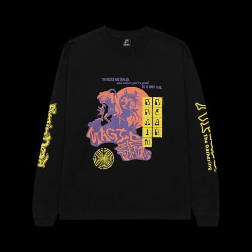 Brain Dead x Magic: The Gathering Sealed Fate Long-Sleeve T-Shirt 'Black'