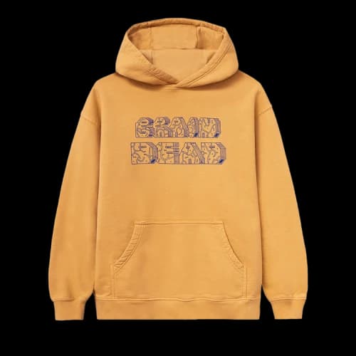 Brain Dead Further From Heaven Long-Sleeve Hooded Sweatshirt 'Terracotta'