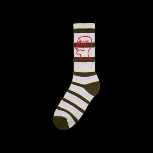 Brain Dead Striped Logo Head Sock 'Multicolor'