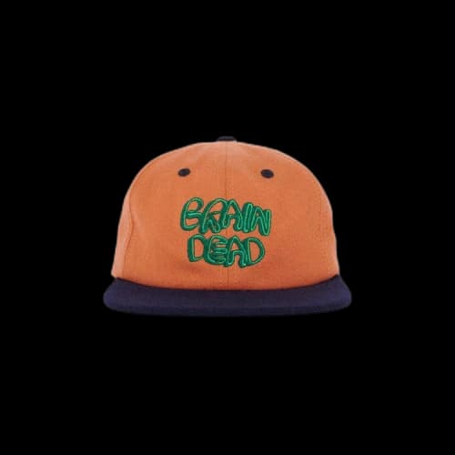 Brain Dead Plato Wool 6 Panel Cap 'Orange'