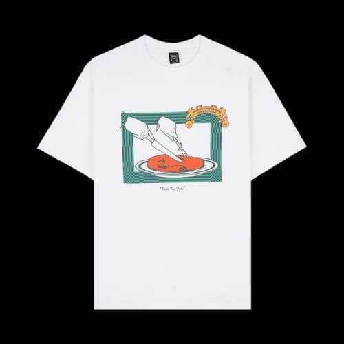 Brain Dead Taste The Face T-Shirt 'White'