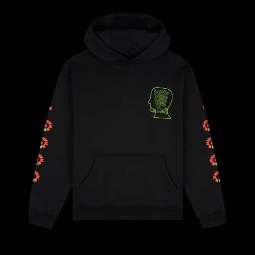 Brain Dead Lizard Cowboy Hoodie 'Black'