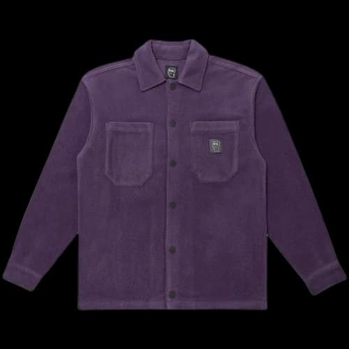 Brain Dead Polar Fleece Shirt 'Purple'
