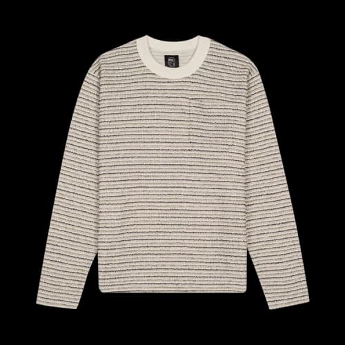 Brain Dead Gauze Long-Sleeve Mockneck Shirt 'Taupe'