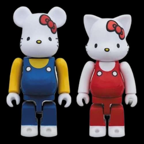 Bearbrick BE@RBRICK NY@BRICK HELLO KITTY Doll 100%+100%