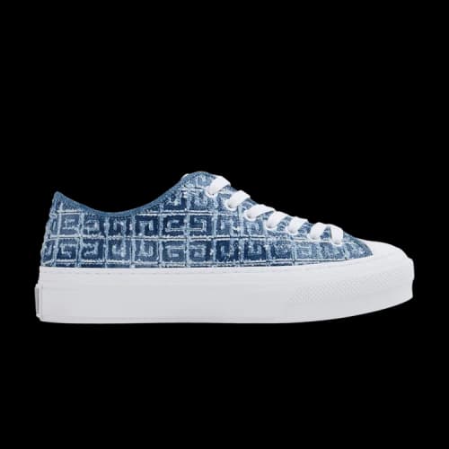 Givenchy City Low '4G Denim - Medium Blue' (Women's)