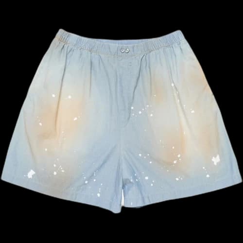 Acne Studios Shorts Logo Stamp 'Light Blue'