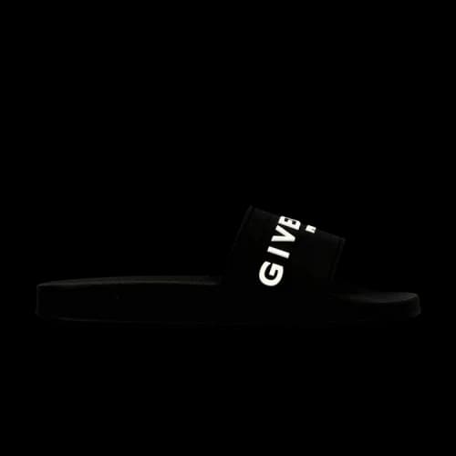Givenchy Slide 'Embossed Logo - Black White' (Women's)