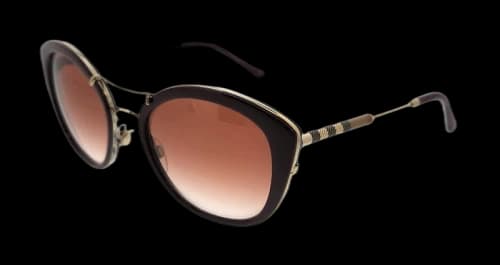 Burberry Round Sunglasses Bordeaux/Brown Gradient (BE4251Q 340313)