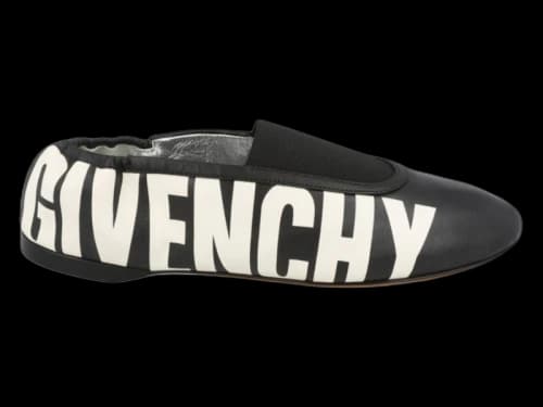 Givenchy Logo Graphic Ballet Flats Black White (Women's)