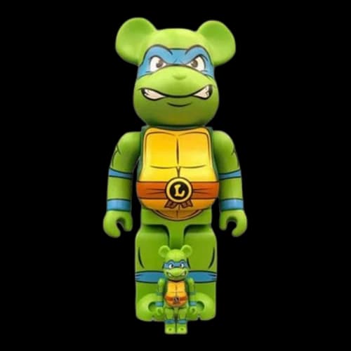 Bearbrick BE@RBRICK MICHELANGELO 100%&400% 'Green Yellow'