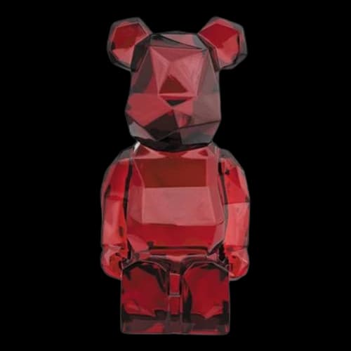 Bearbrick Fragment Design x Baccarat x BE@RBRICK Red 12cm