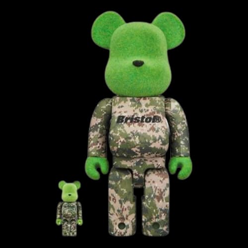 Bearbrick BE@RBRICK READYMADE x F.C.Real Bristol 100%+400%