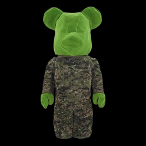 Bearbrick READYMADE x F.C.Real Bristol x BE@RBRICK Dark Green 1000%